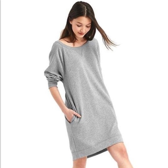 GAP Dresses & Skirts - Gap French Terry Sweatshirt Dress-Petite❣️